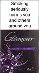 Glamour Secret Release and Refresh (Violet) Cigarettes pack