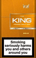 King Gold Cigarettes pack