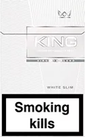 King Slims White Cigarettes pack