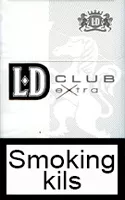 LD Extra Club Silver Cigarettes pack