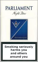 Parliament Night Blue Cigarettes pack